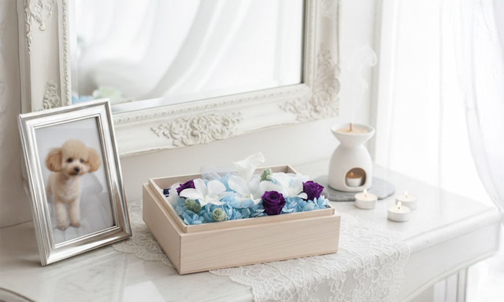 プリザーブド仏花の作品写真