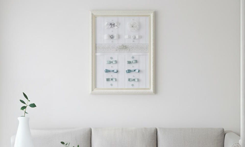 リボンウォールデコレーションの作品写真